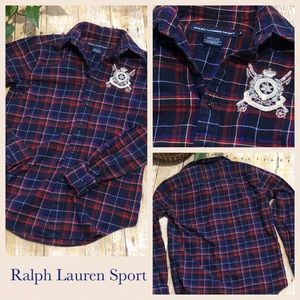 Ralph Lauren Sport Flannel Button Down Shirt